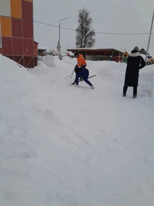 Общегородской субботник борьбы со снегом