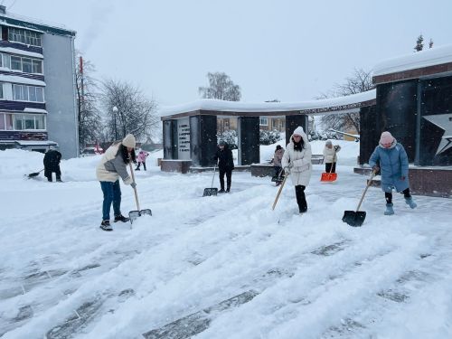 Общегородской субботник борьбы со снегом