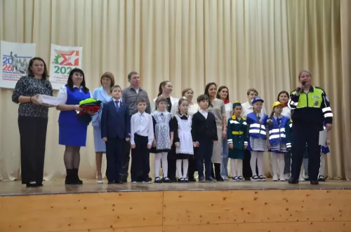 Награждение призеров конкурса игр по БДД