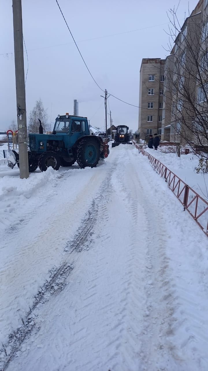 Сегодня в Агрызе будет проводиться уборка снега