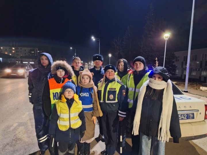 В Агрызе прошла профилактическая акция «Засветись»
