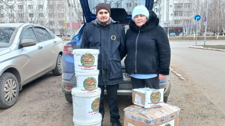Кичкетаң халкы махсус хәрби операциядә катнашучыларга ярдәм итә