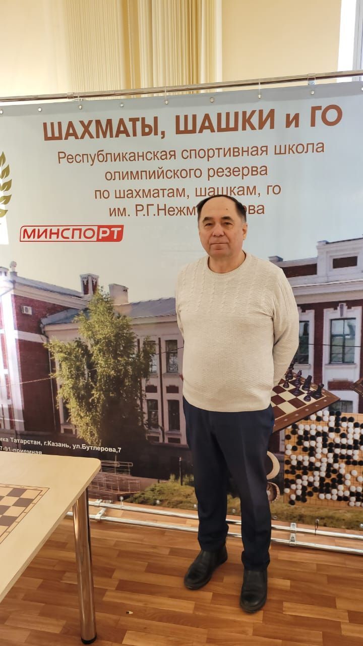 Ленар Мурзин занял второе место в личном первенстве РТ по шахматам среди ветеранов