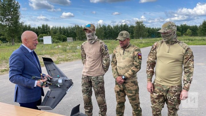 Татарстан передал бойцам «Алга» и «Тимер» боевые дроны