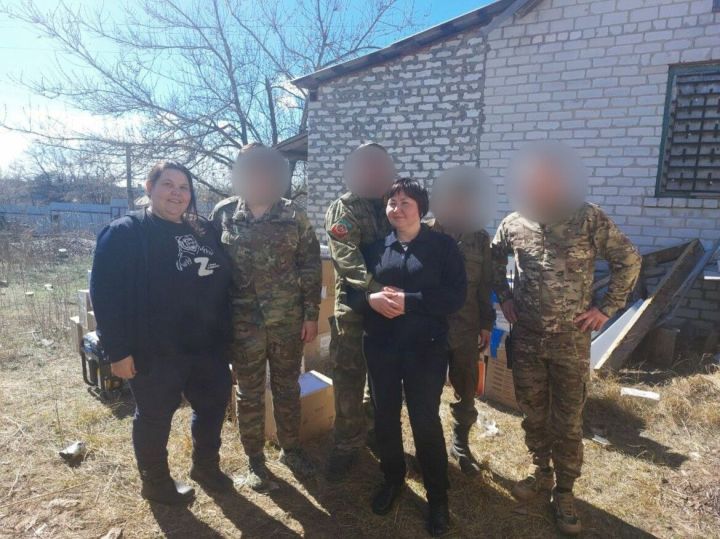 Әгерҗе ханымнары махсус хәрби операция зонасына гуманитар ярдәм илттеләр