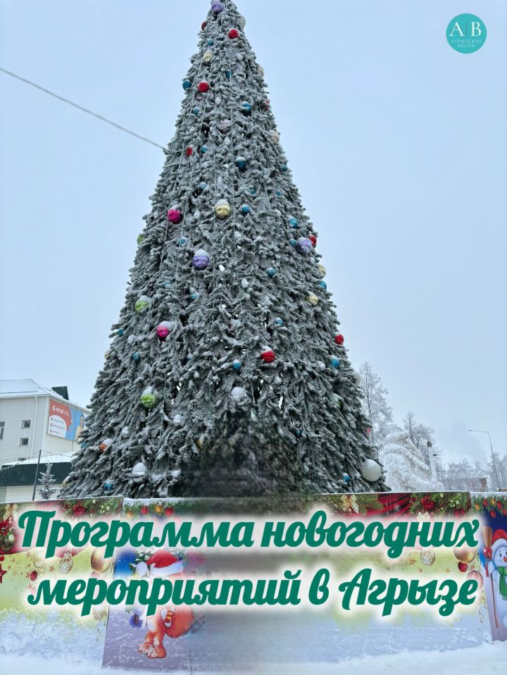 Программа новогодних мероприятий в Агрызе