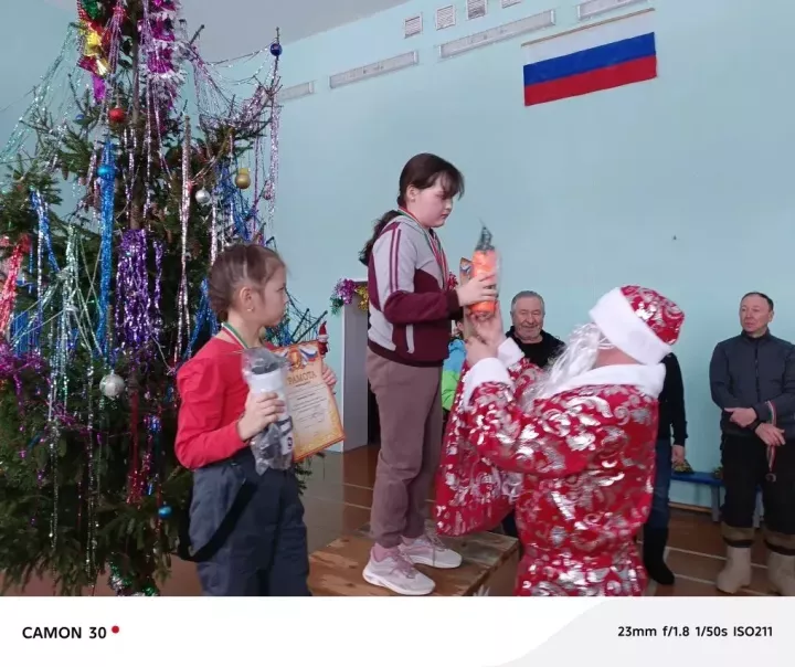 В Кулегаше проведены ежегодные соревнования на приз Деда Мороза среди учащихся 1-4 классов