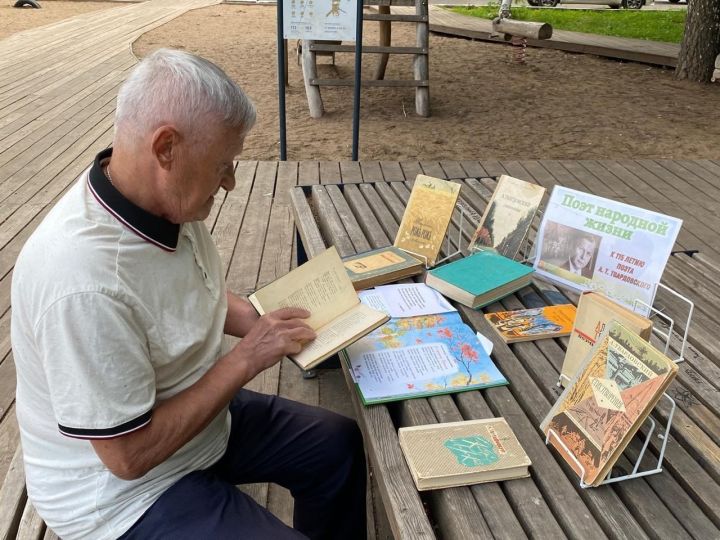 В Агрызе организовали книжную выставку «Поэт народной жизни»