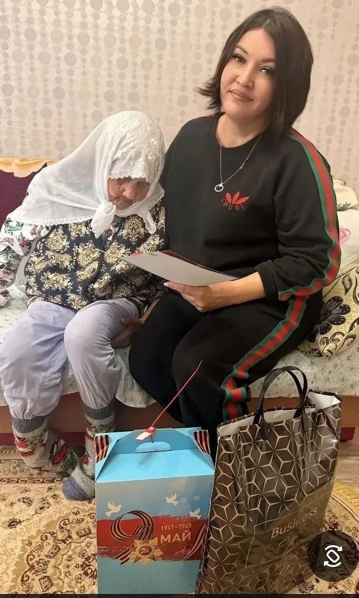В Агрызском районе труженикам тыла вручают подарки ко Дню Победы