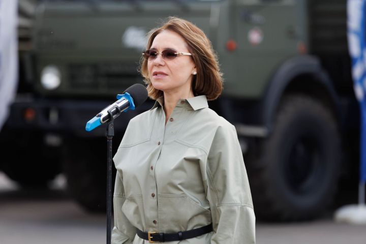 Альфия Когогина доставила очередной гуманитарный груз в зону СВО